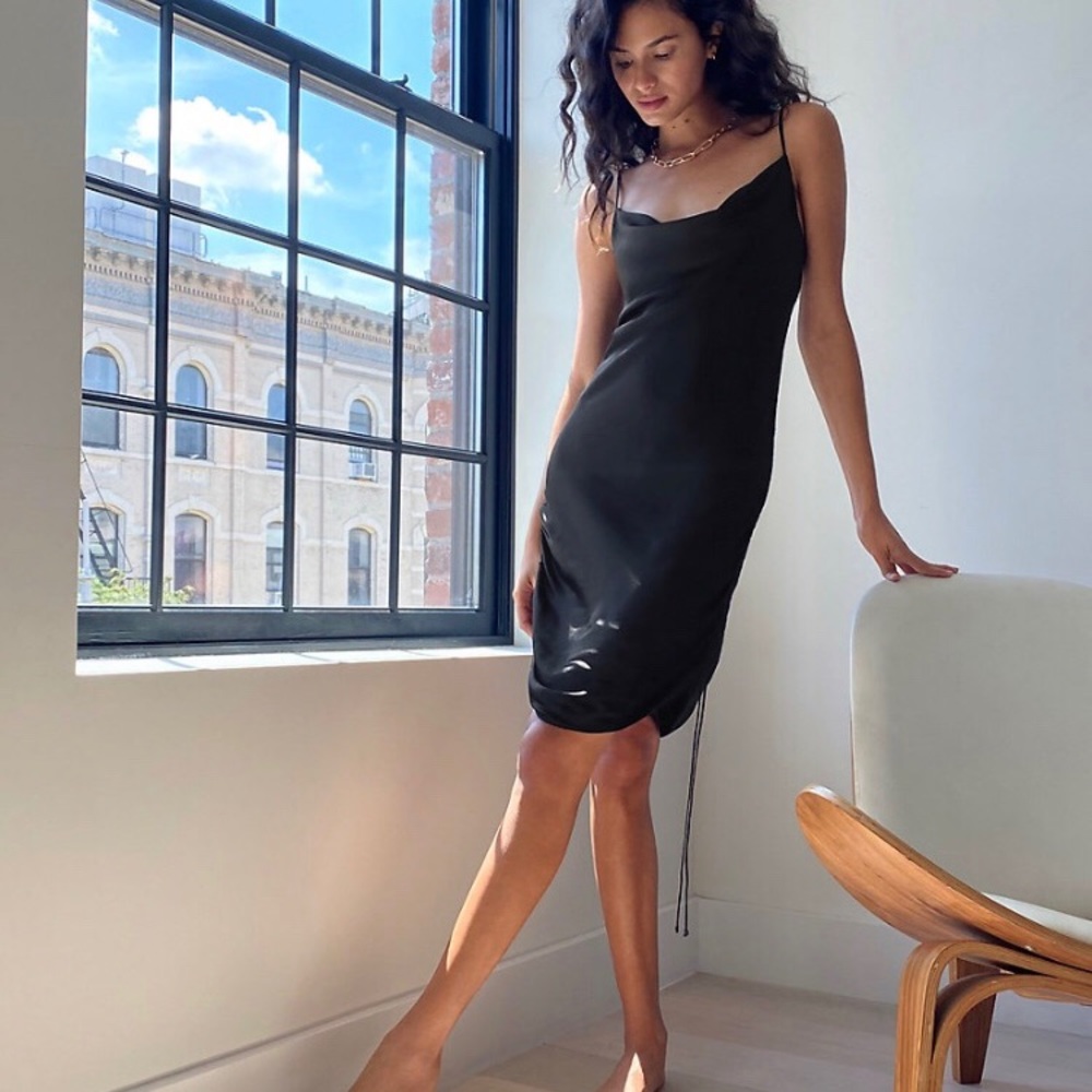 Wilfred Only Ruched Slip Dress